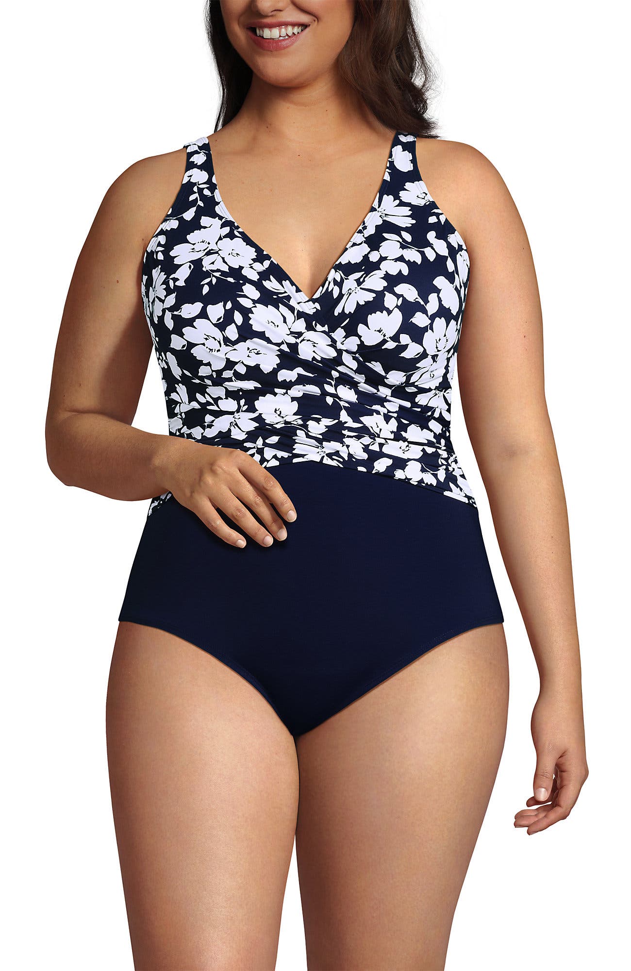 Navy Blossom Floral