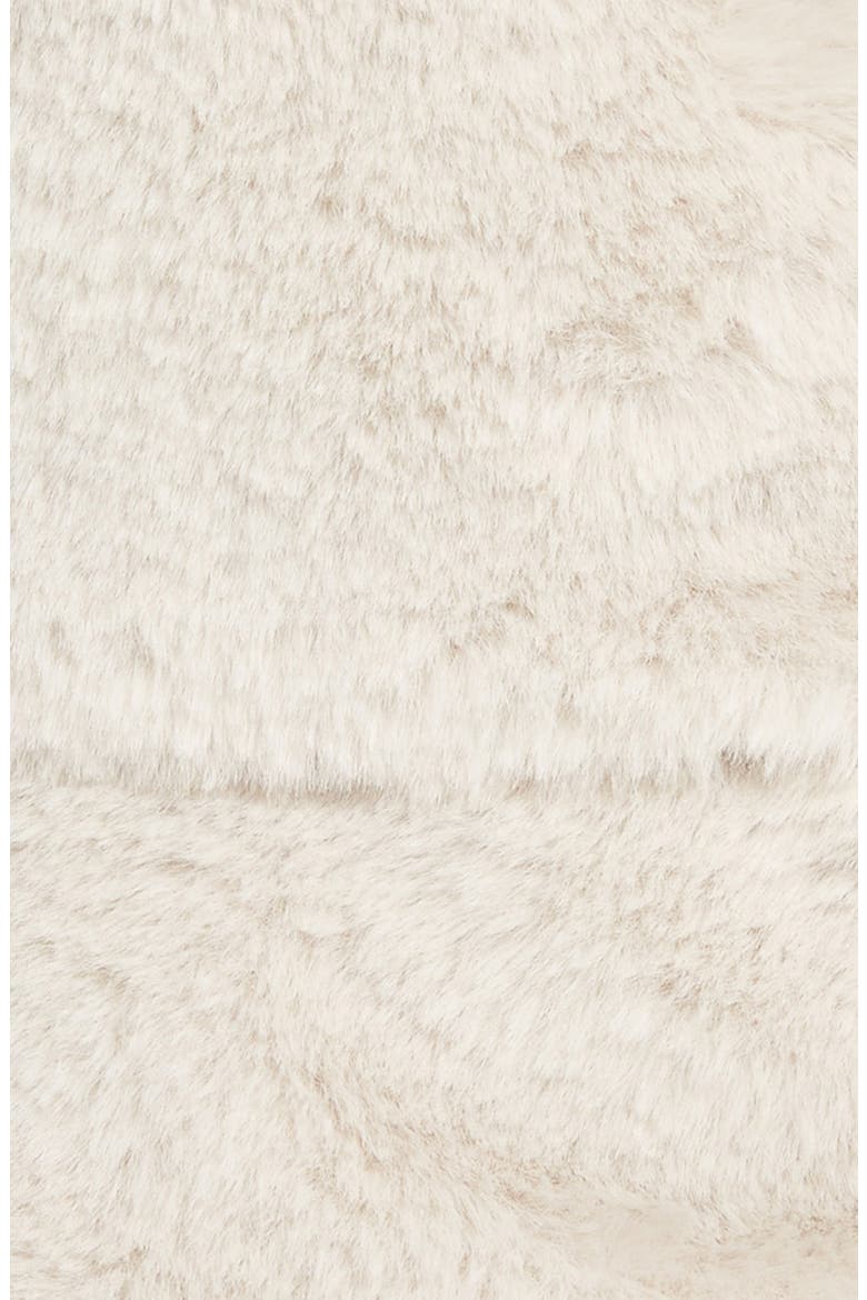 Faux Fur Bucket Hat, Alternate, color, OFF WHITE