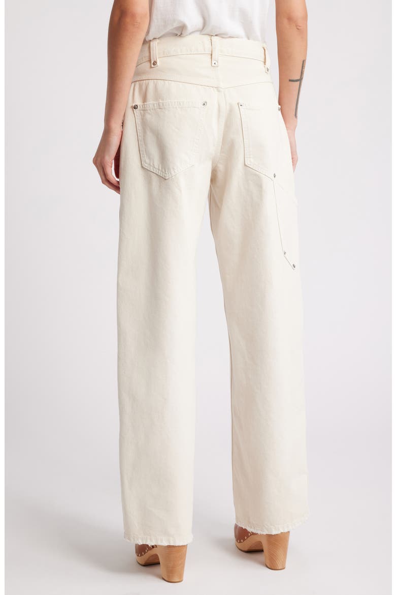 Mid Rise Workwear Jeans, Alternate, color, DISTRESSED VINTAGE WHITE