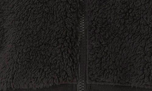 Threads 4 Thought Izara High Pile Fleece Zip Hoodie In Black