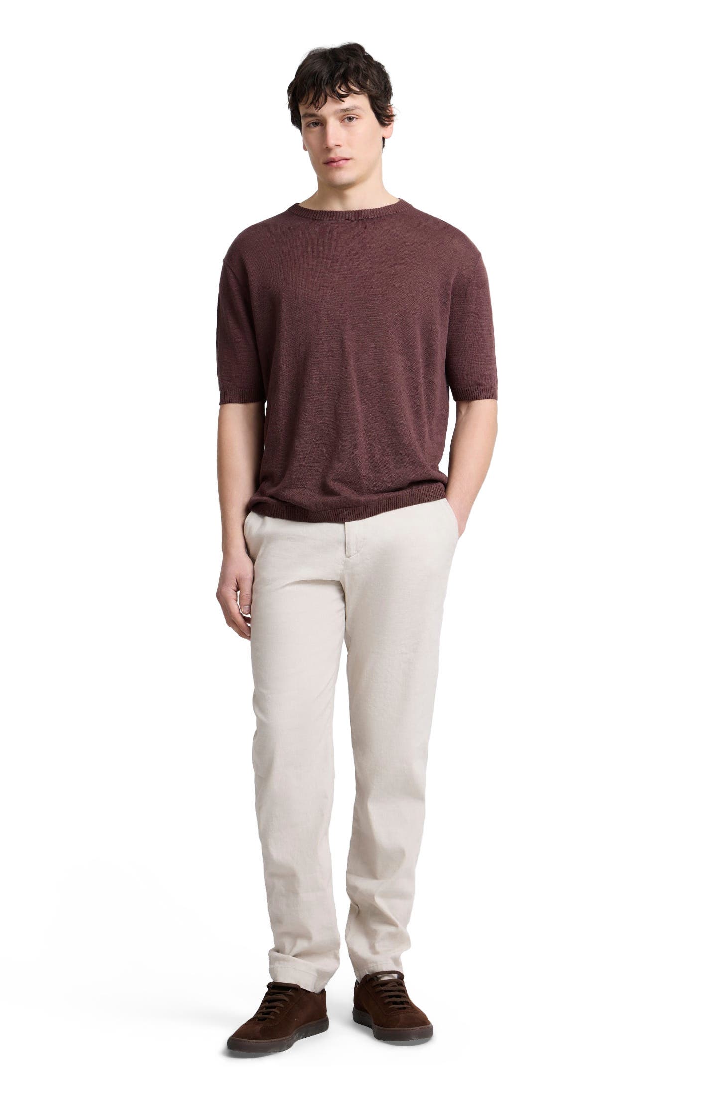 Linen Knit T-Shirt - image 3