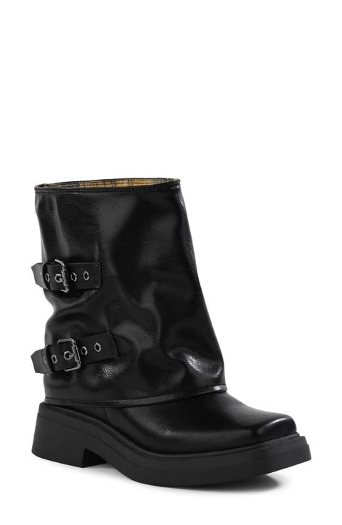 Unmatched Faux Leather Boot