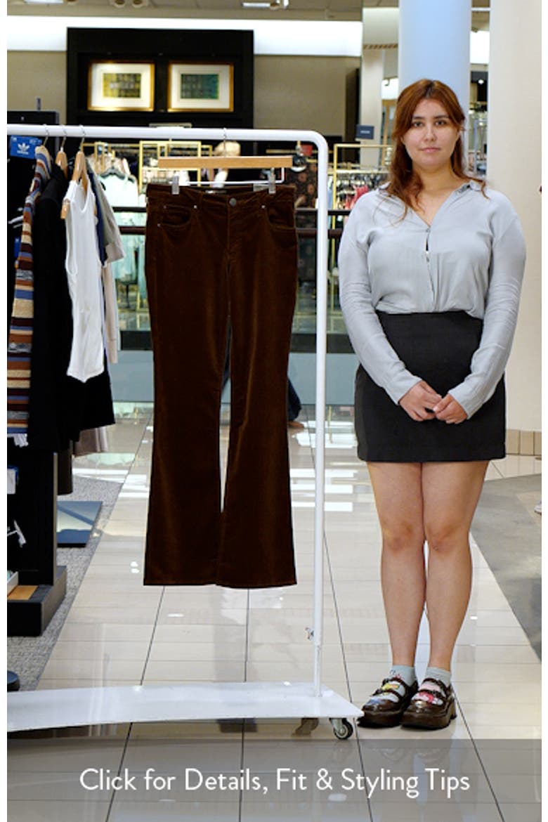 Natalie Mid Rise Bootcut Corduroy Pants video