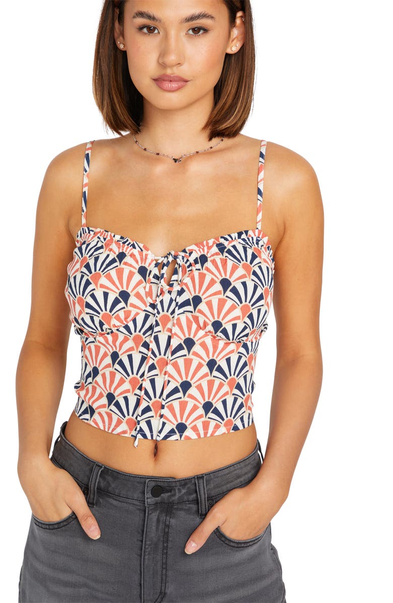Volcom Shellz Bellz Crop Camisole, Alternate, color,