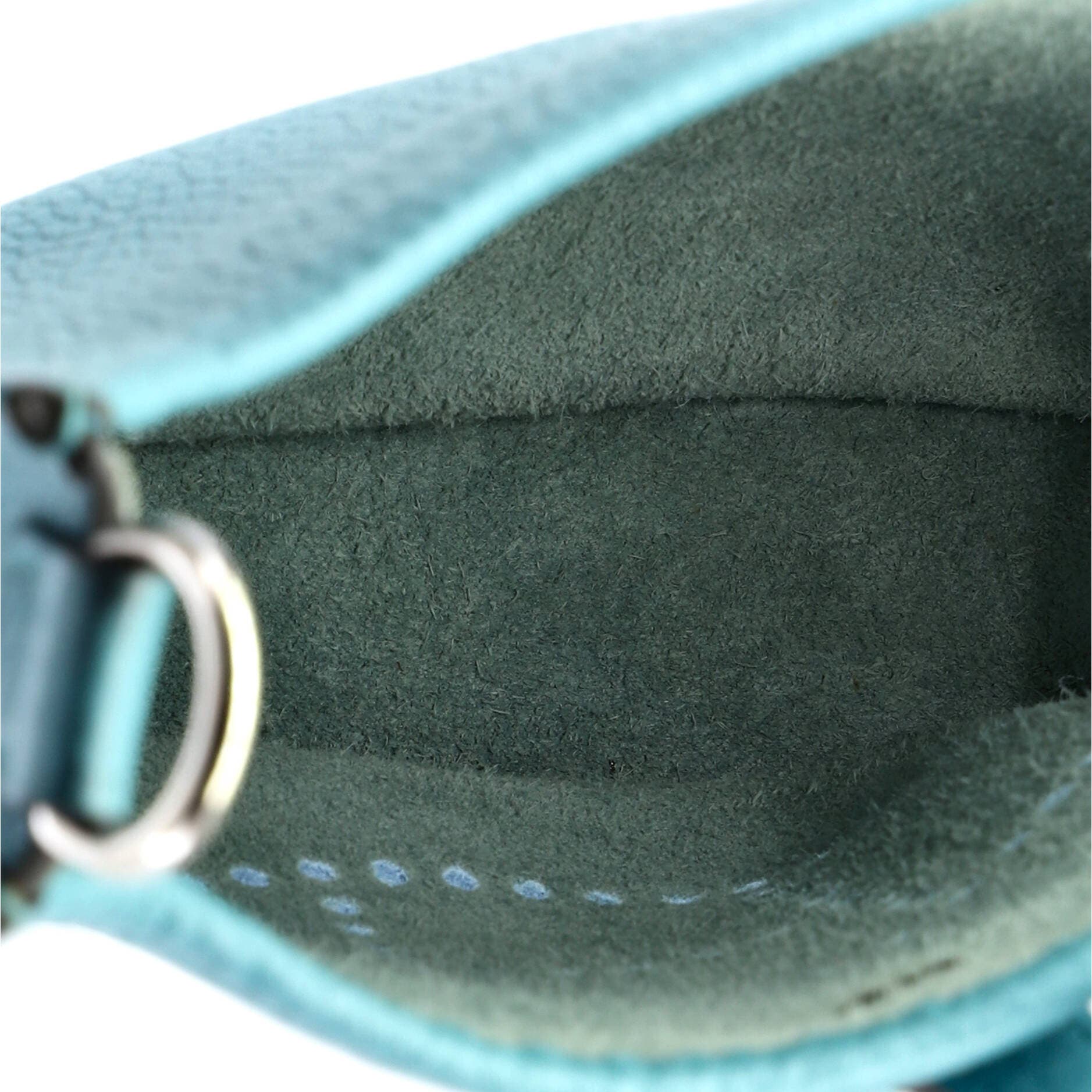 Pre-Owned Hermes Evelyne Bag Gen III Clemence TPM, Alternate, color, Bleu Saint-Cyr