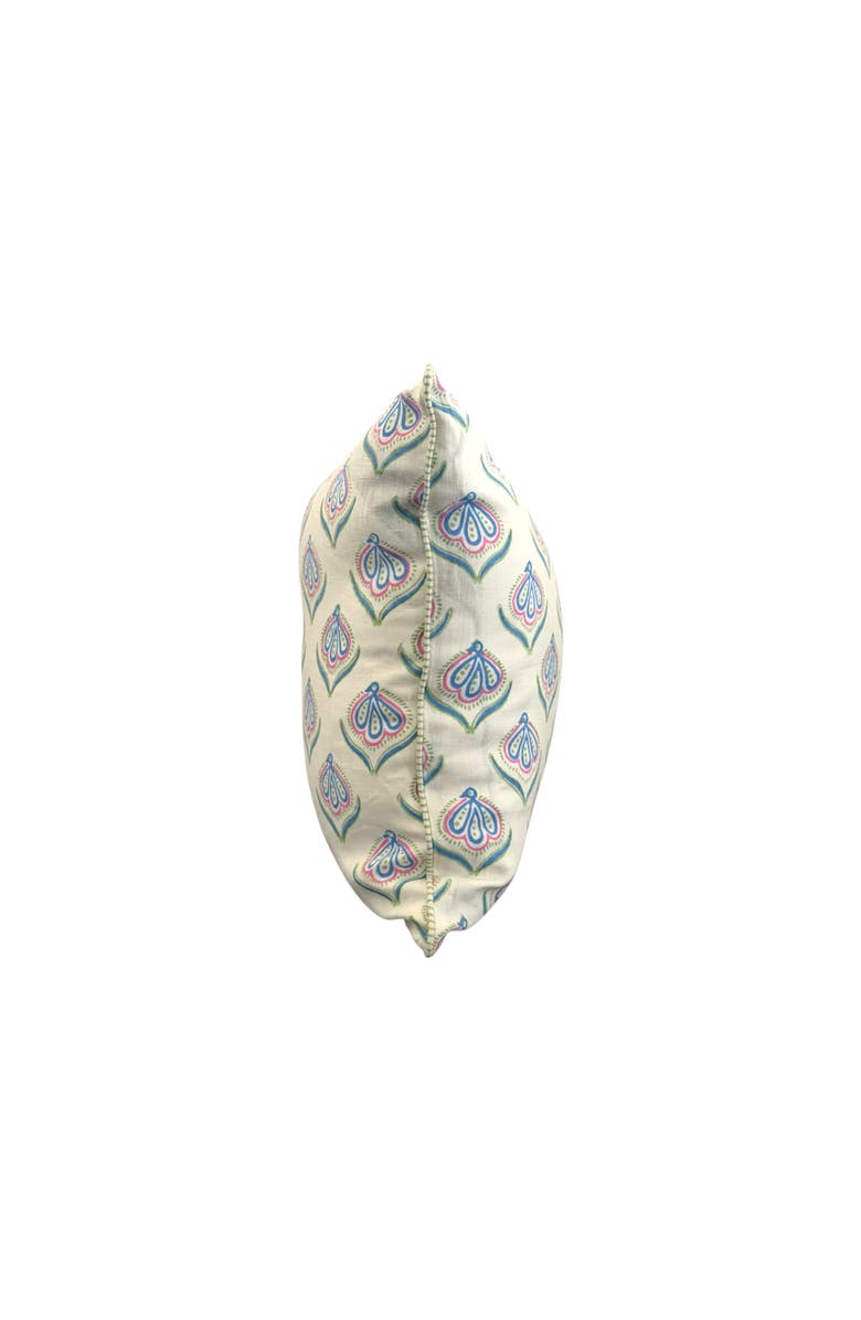 The Peacock Palette Morni Linen Pillow Cover, Alternate, color, Linen - 20" X 20"