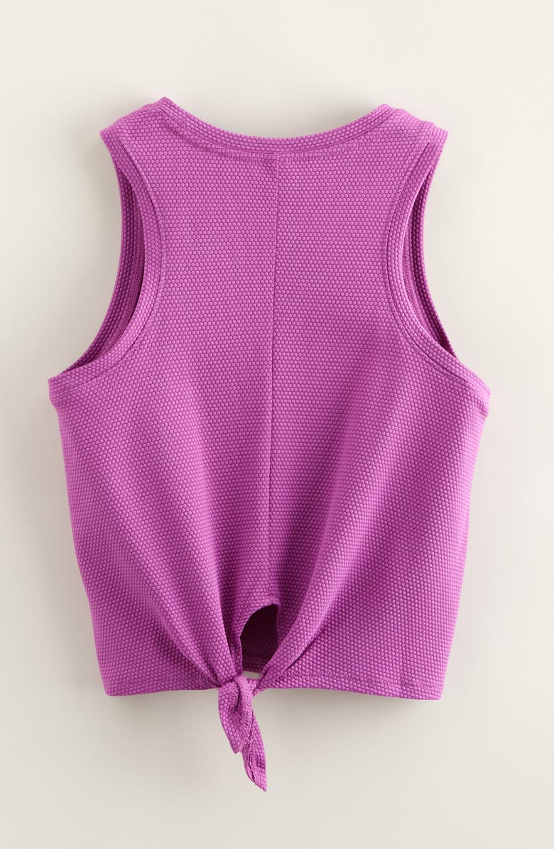Zella Girl Kids' Tie Back Tank, Alternate, color, Purple Hail