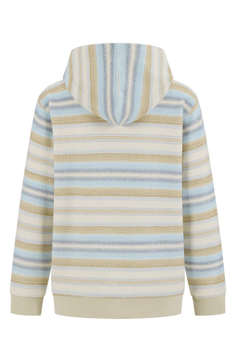 Quiksilver Kids' Great Otway Stripe Pullover Hoodie, Alternate, color, Moonshine