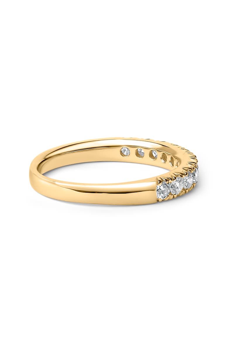 14K Gold 1/2 Cttw Round Diamond 11 Stone Classic Band, Alternate, color, Yellow
