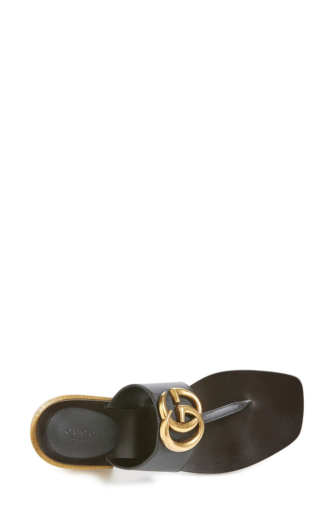Gucci 'Marmont' Sandal, Alternate, color, 