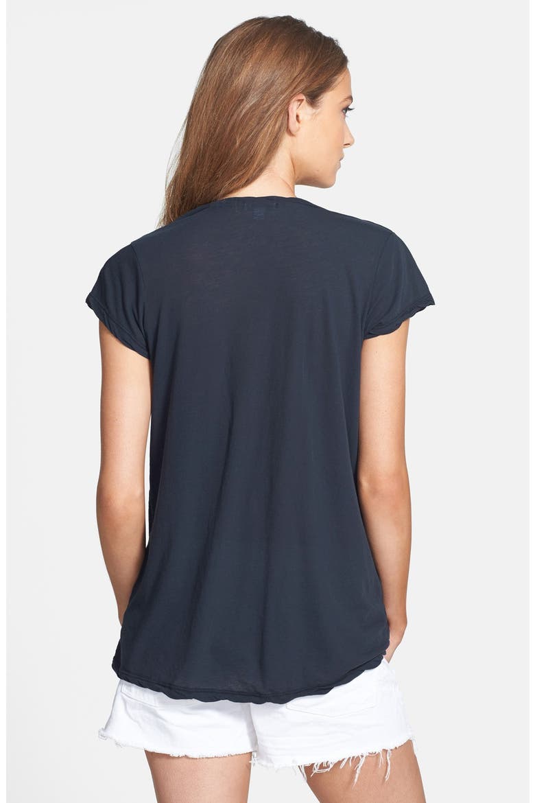 High Gauge Jersey Deep V Tee, Alternate, color, DEEP