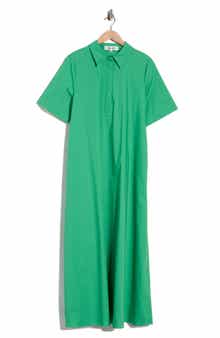 DVF Karin Stretch Cotton Shirtdress