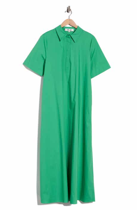 DVF Karin Stretch Cotton Shirtdress