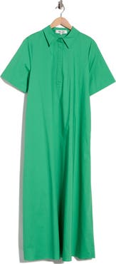 DVF Karin Stretch Cotton Shirtdress