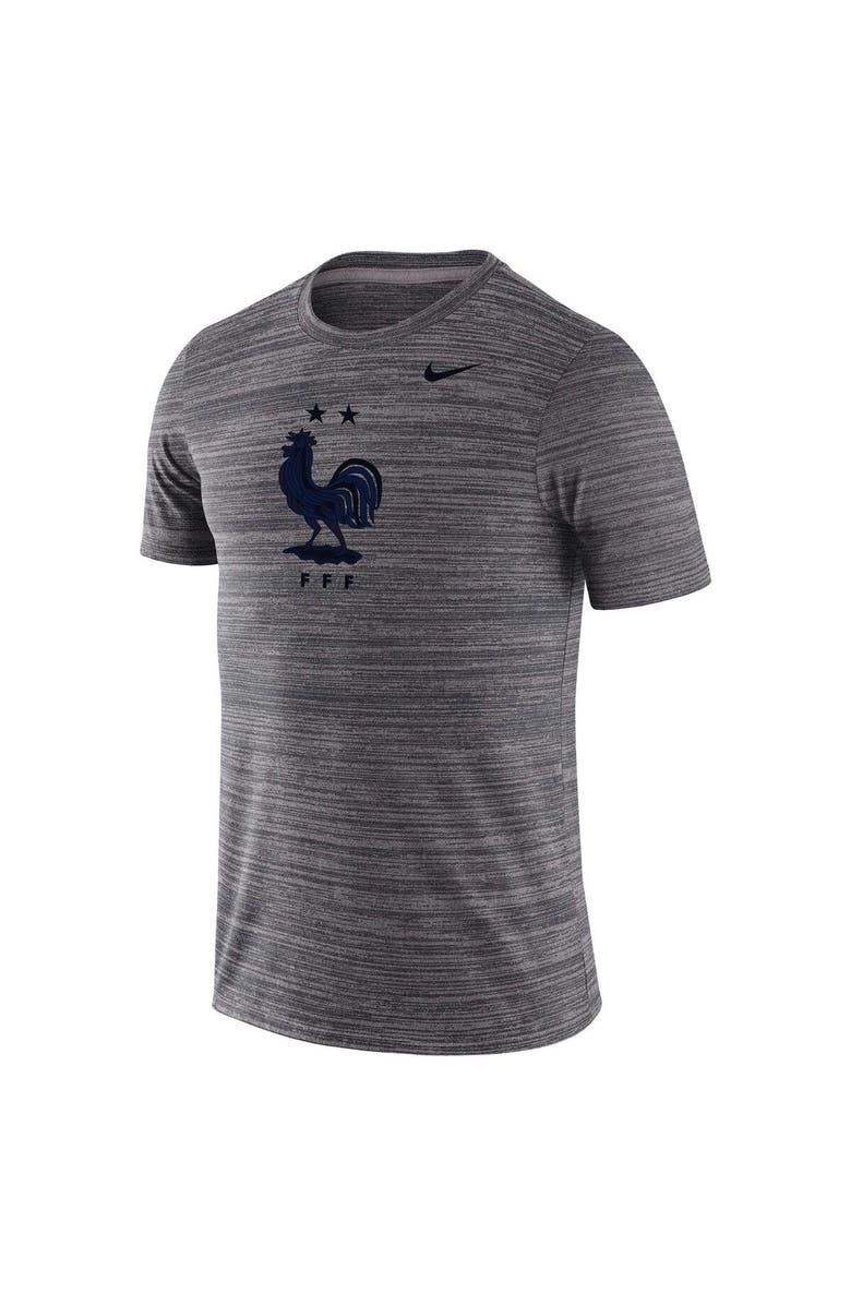 Nike Men's Nike Gray France National Team Primary Logo Velocity Legend Performance T-Shirt, Alternate, color,