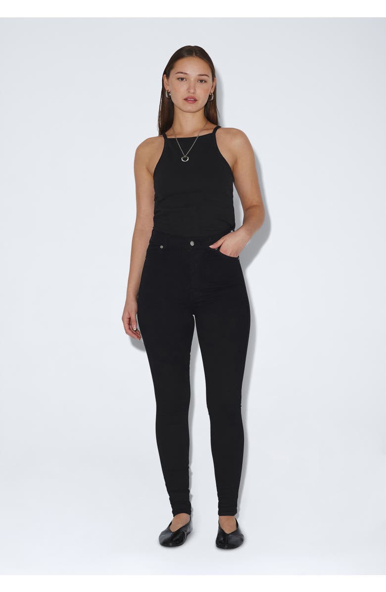 Dr Denim Moxy High Skinny Jeans, Main, color, Black