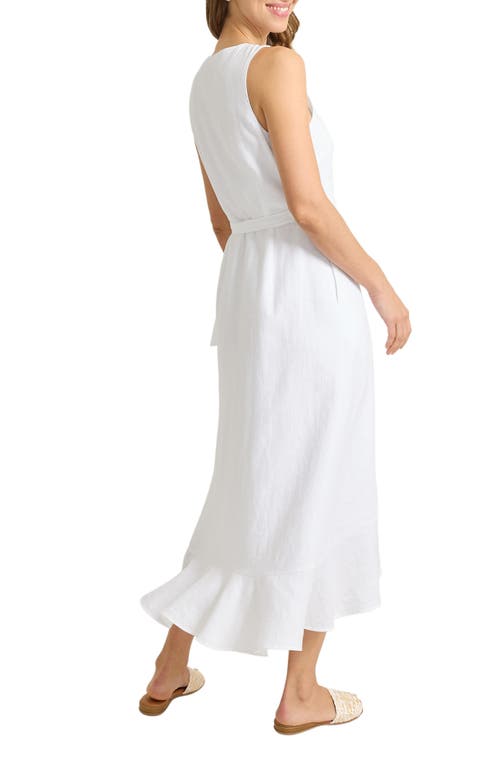 Tommy Bahama Coastalina Sleeveless Linen Wrap Dress