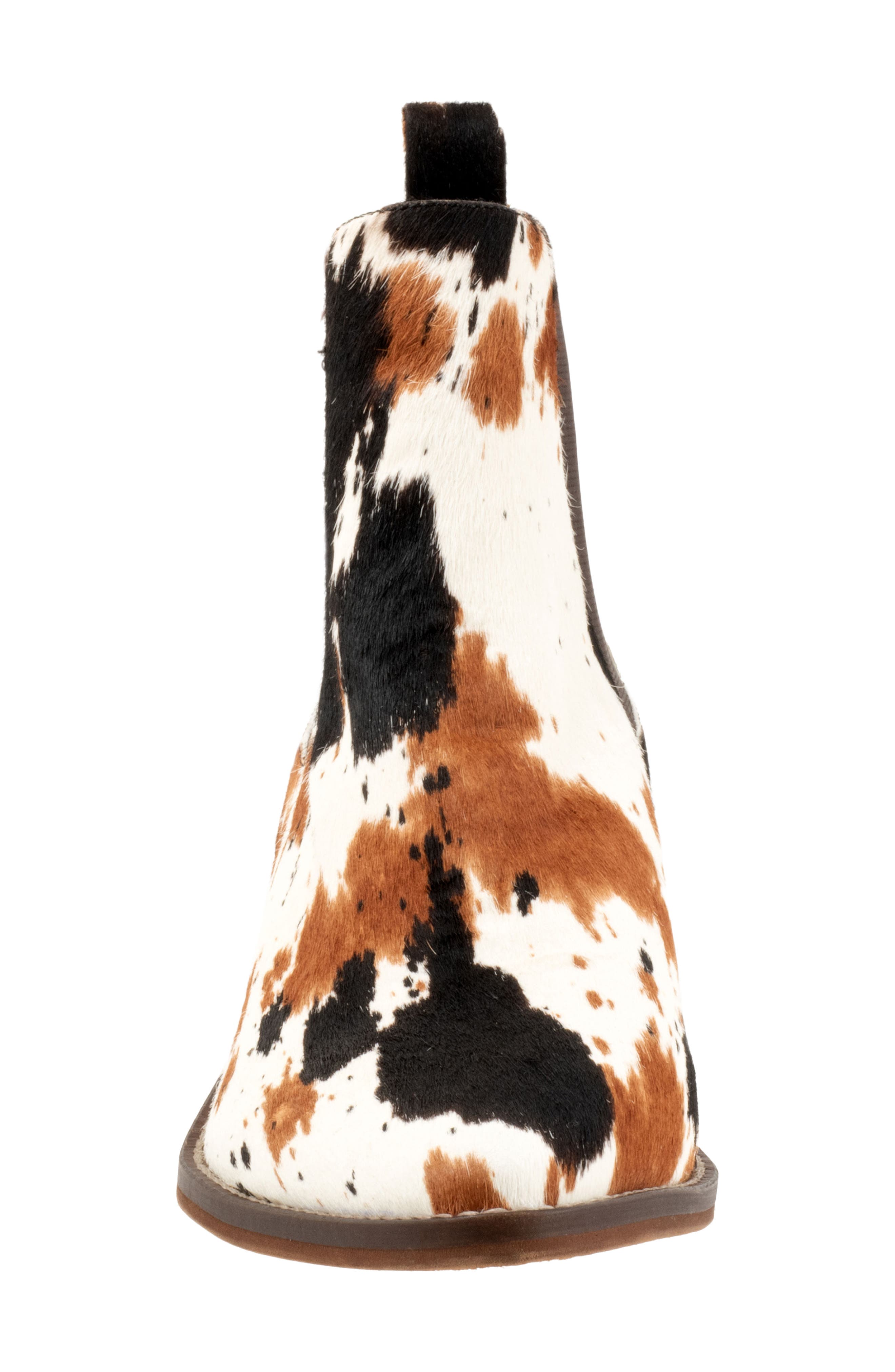 Zenar Chelsea Boot, Alternate, color, WHITE/ BLACK PONY