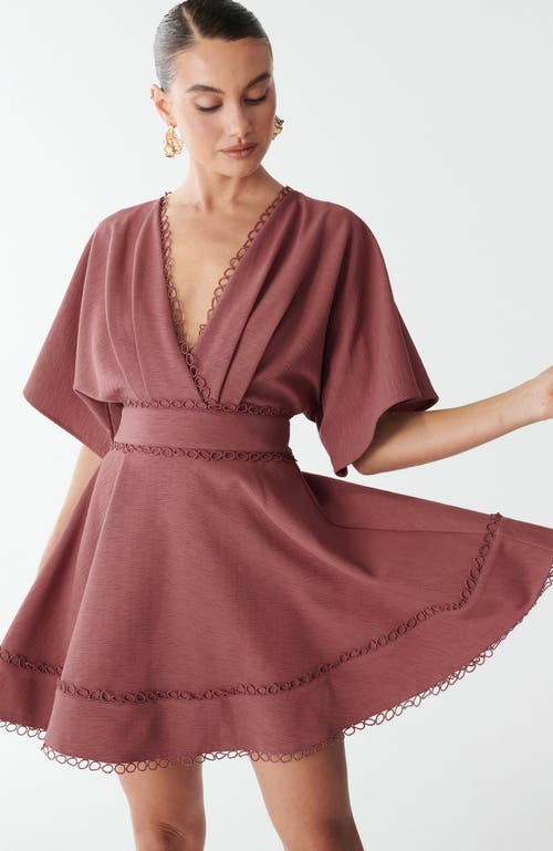 Savel Sissy Mini Dress In Pink