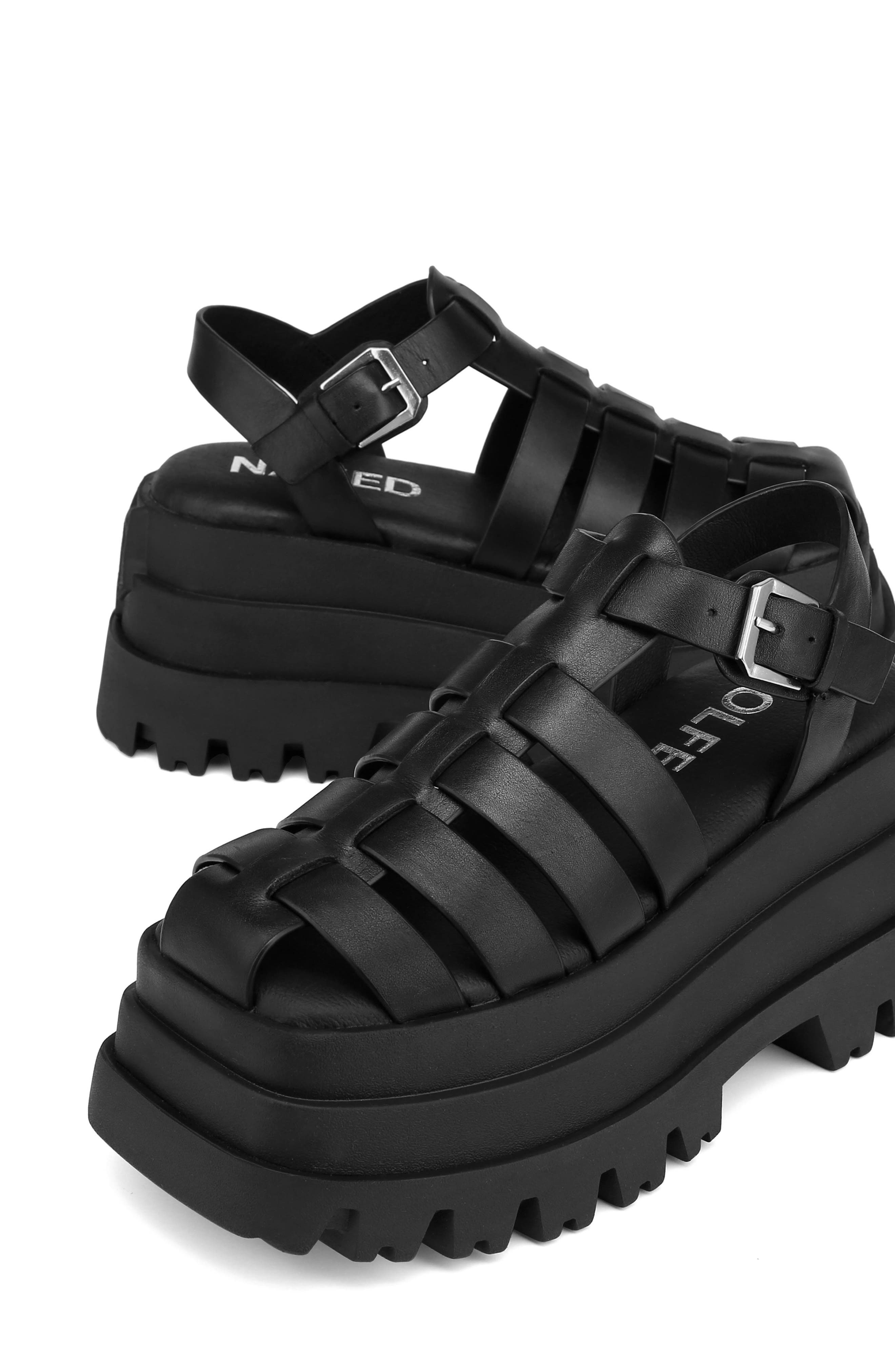 Naked Wolfe Devil Platform Fisherman Sandal, Alternate, color, 