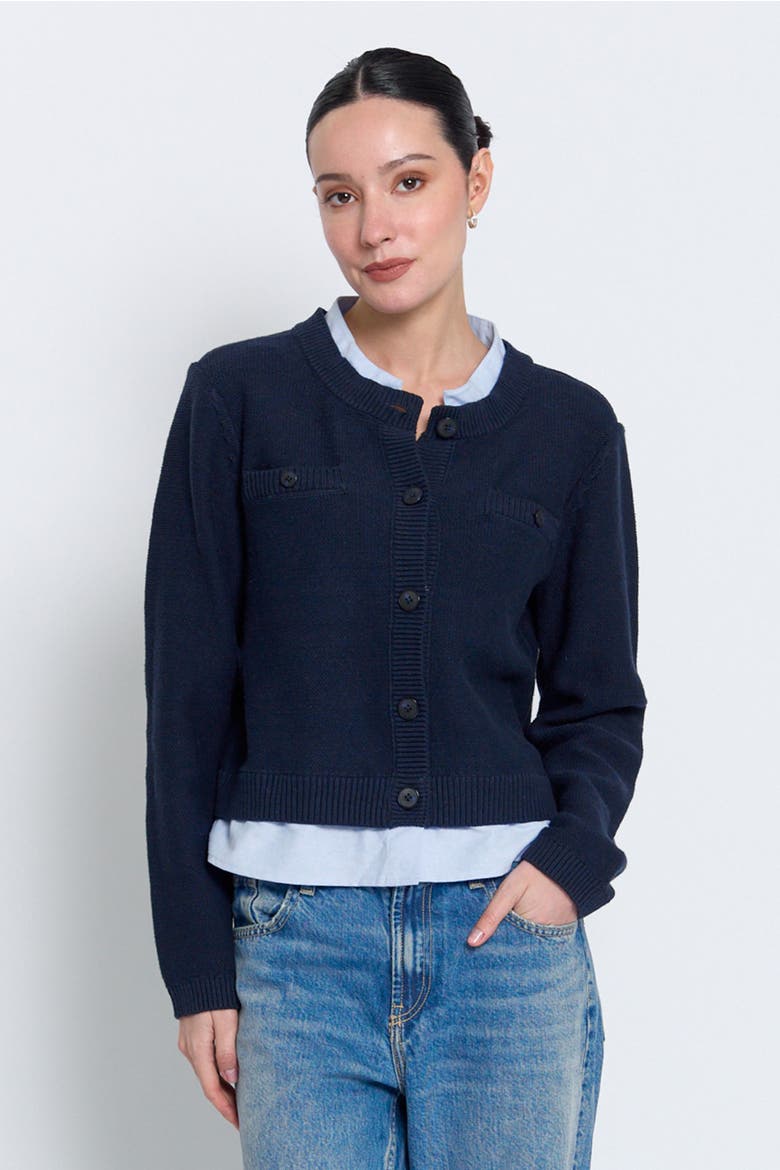 Coen Towfer Cardi, Main, color, NAVY