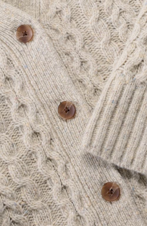 Seasalt Cornwall Newlyn Merino Wool Blend Cardigan In Neutral