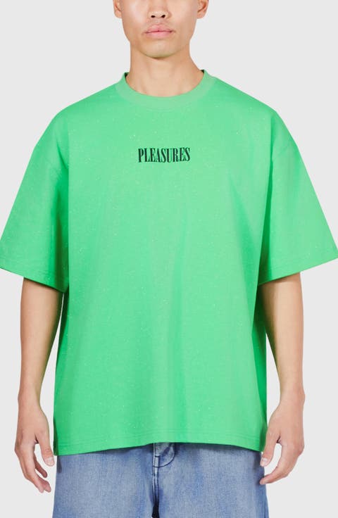 Onyx Glitter Oversize Logo Graphic T-Shirt