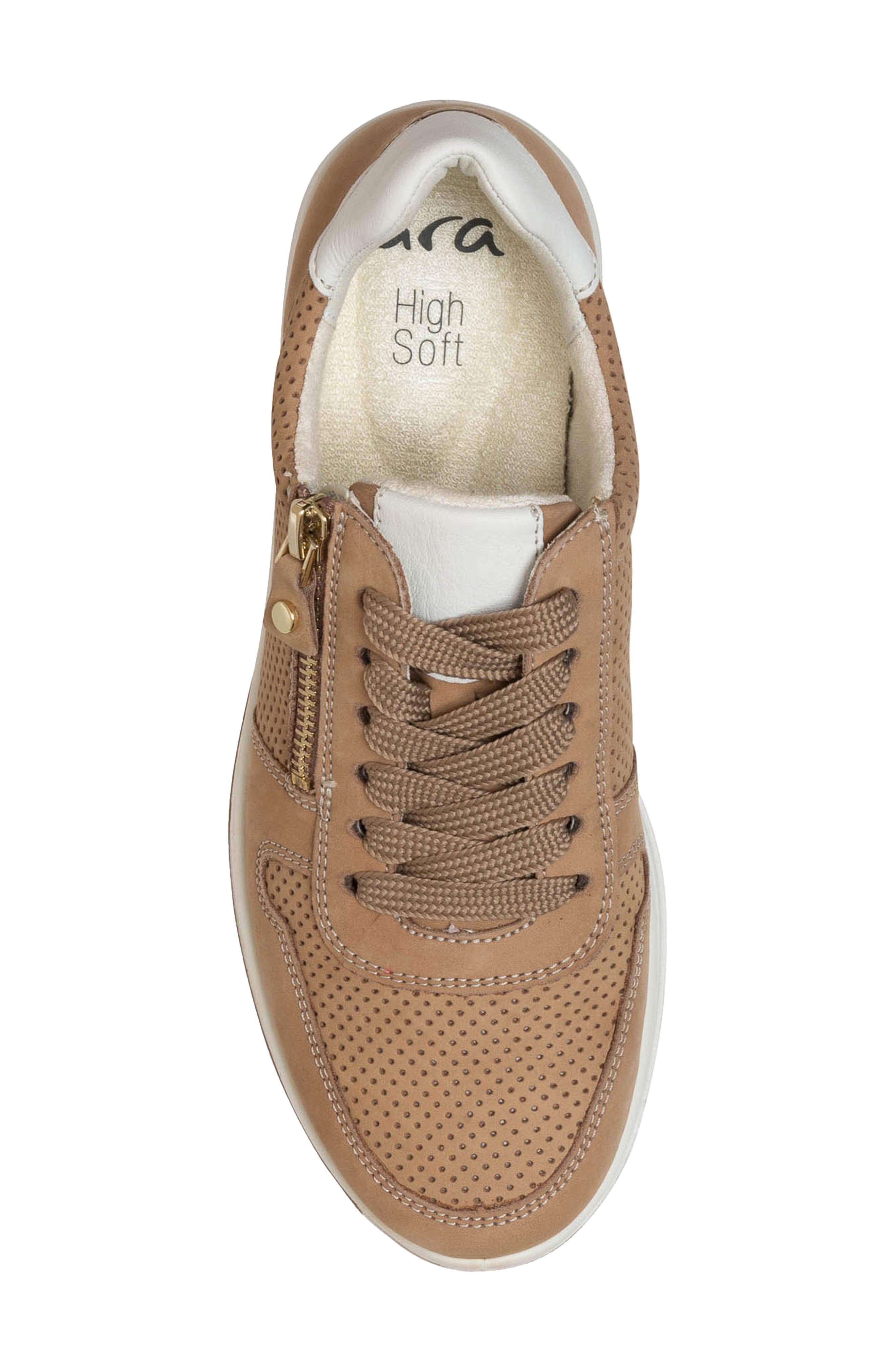 ara Opal Lace-Up Sneaker, Alternate, color, Sand