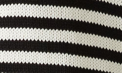 MICHAEL STARS MICHAEL STARS MERLE STRIPE COTTON BLEND SWEATER