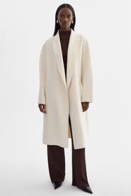LAMARQUE THARA | Shawl Collar Wool Coat