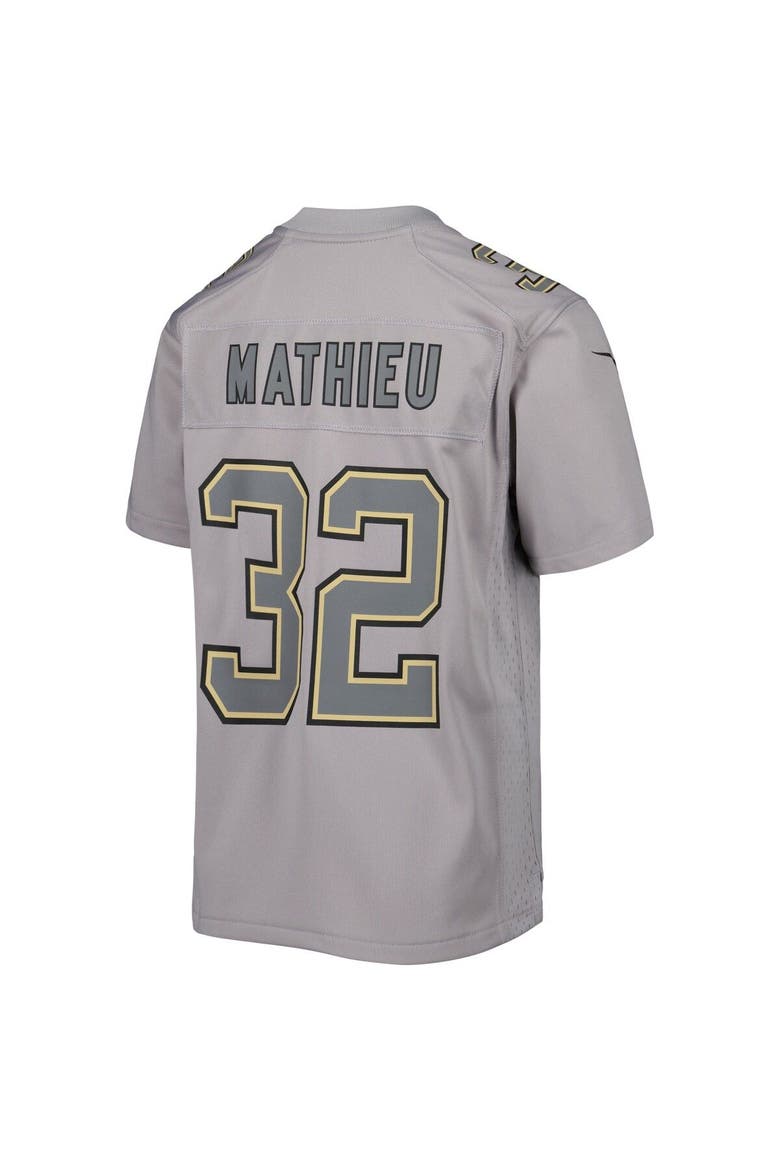 Youth Nike Tyrann Mathieu Gray New Orleans Saints Atmosphere Game Jersey, Alternate, color, Gray