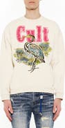 Cult of Individuality Novelty Cotton Fleece Sweatshirt