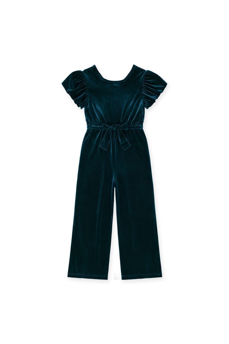 Velvet Jumpsuit, Main, color, Navy Velvet