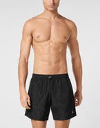 PHILIPP PLEIN Beachwear Short Trousers Crystal Men