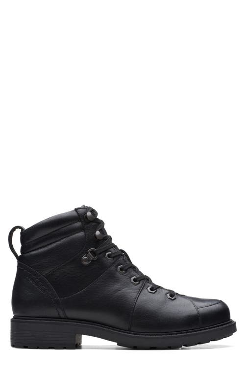 Clarks ® Orinoco 2 Faux Shearling Hiking Boot In Black