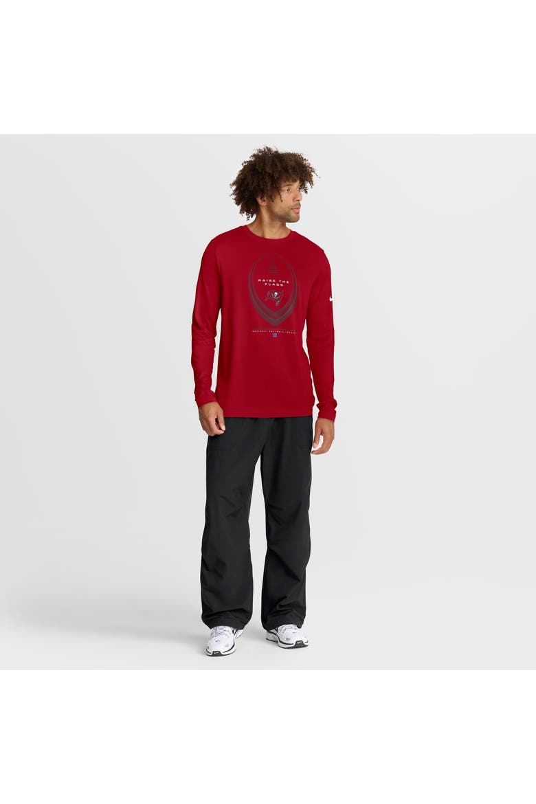 Men's Nike Red Tampa Bay Buccaneers Legend Icon Dri-FIT Long Sleeve T-Shirt, Alternate, color, Red