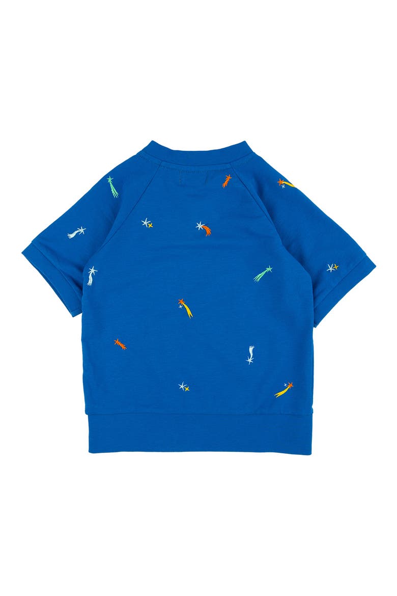 Kids' Iggy Stargazer Embroidered Short Sleeve Sweatshirt, Alternate, color, STARGAZER