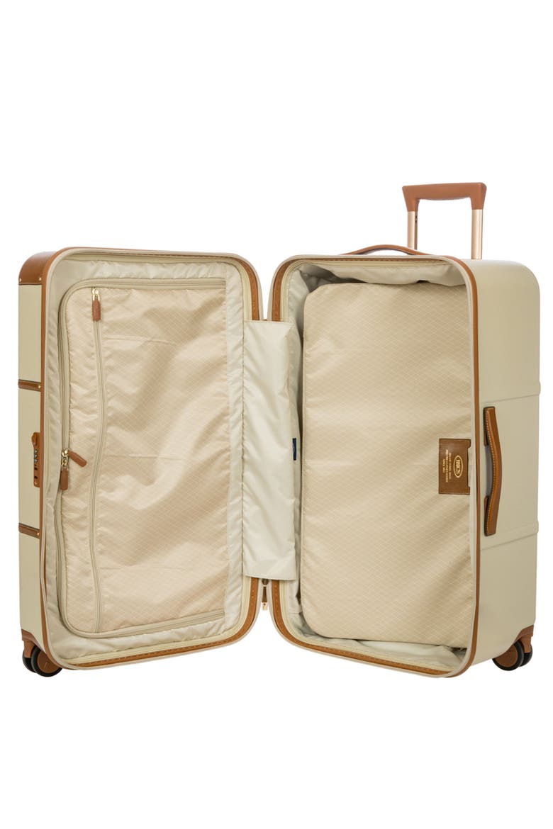 Bellagio Hardside 28" Large Checked Spinner Luggage, Alternate, color, Cream