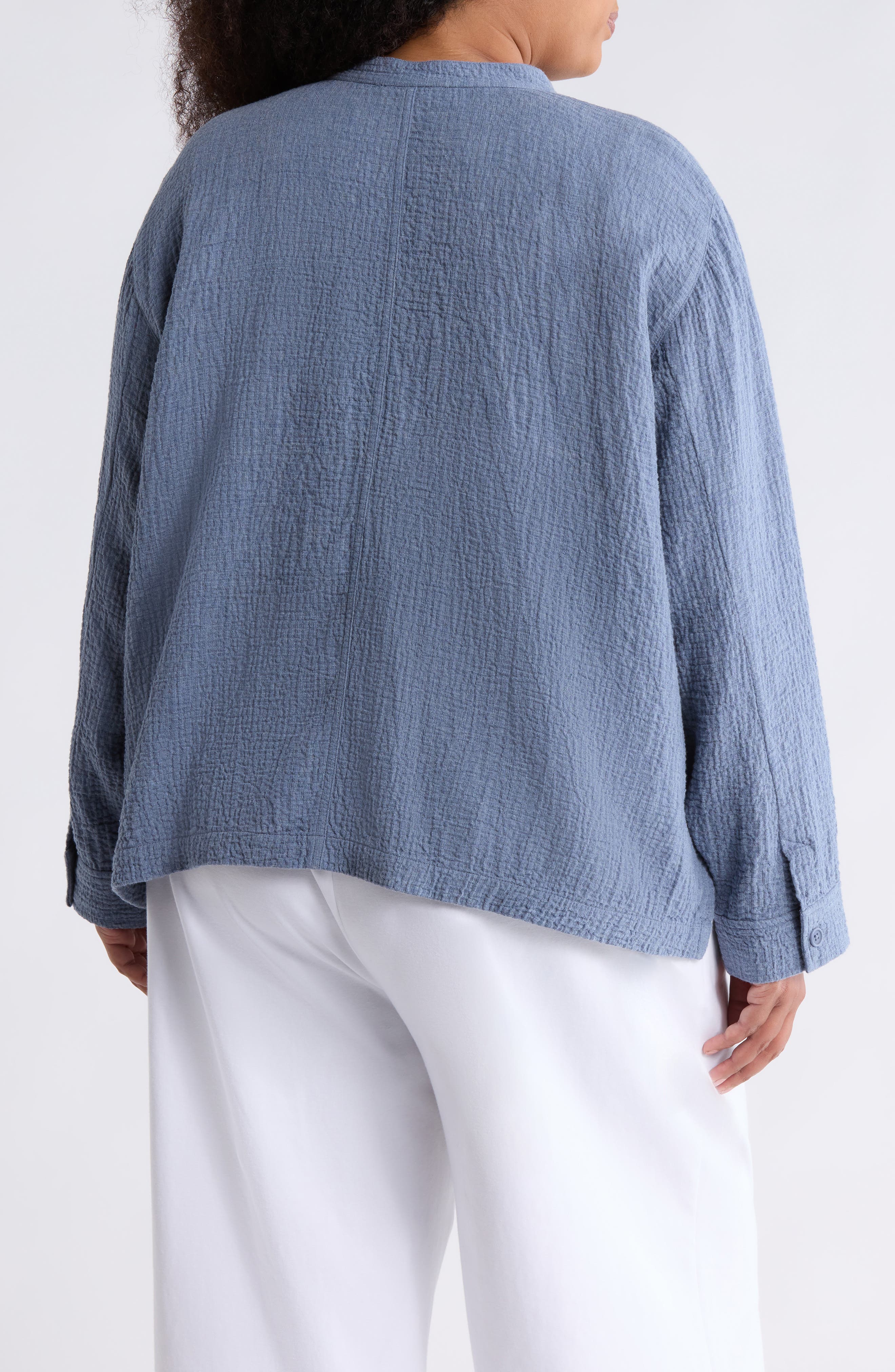 Seersucker Shirt Jacket - image 4