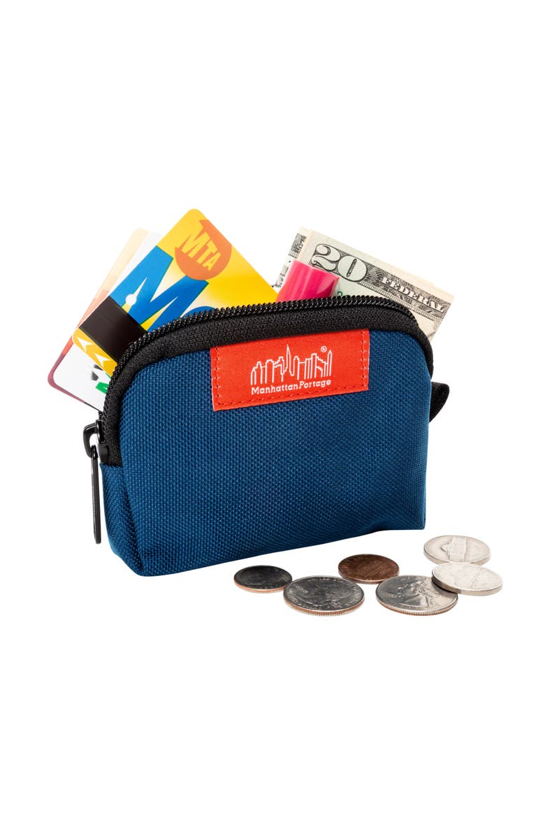 Coin Purse W/Divider, Alternate, color, Navy