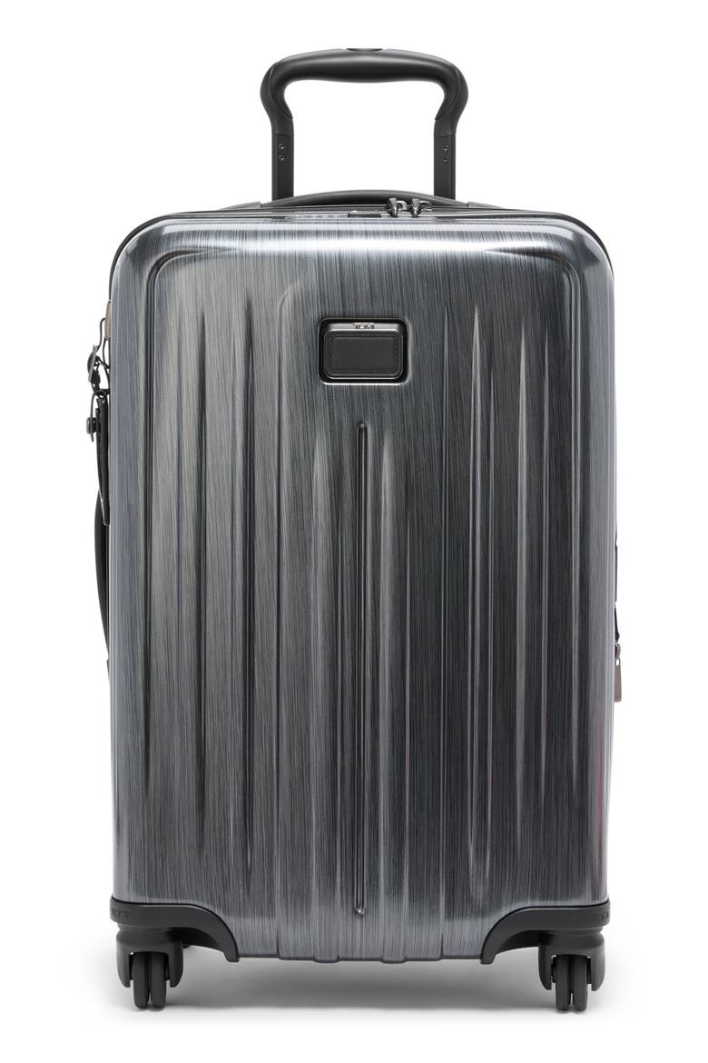 V4 Collection International Expandable Spinner Carry-On (Nordstrom Exclusive), Main, color, BRUSHED GUNMETAL