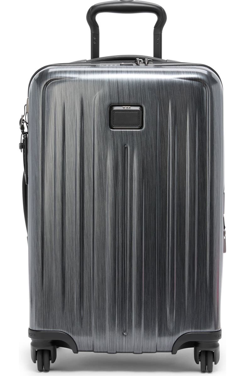 TUMI V4 Collection International Expandable Spinner Carry-On, Main, color, Brushed Gunmetal