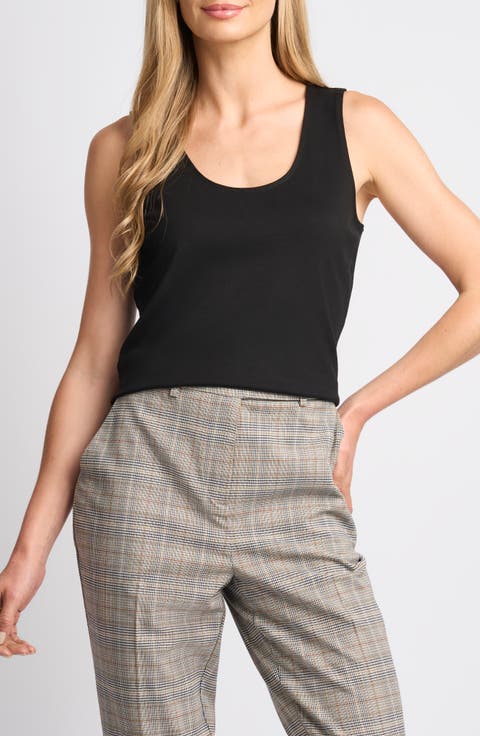Scoop Neck Knit Tank