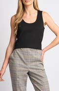 Halogen® Scoop Neck Knit Tank