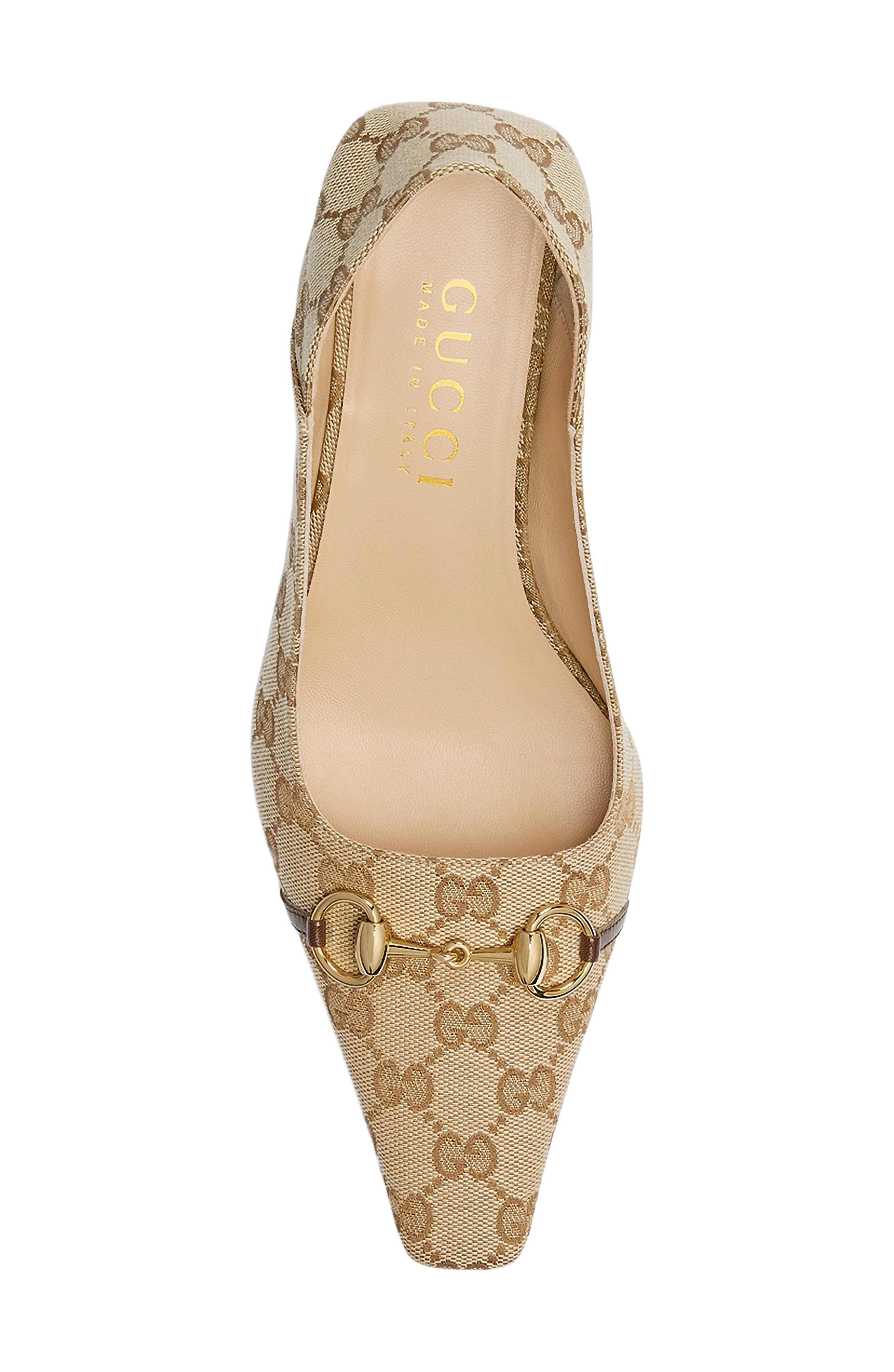 Vittoria Convertible GG Pump, Alternate, color, OFF WHITE/ BEIGE