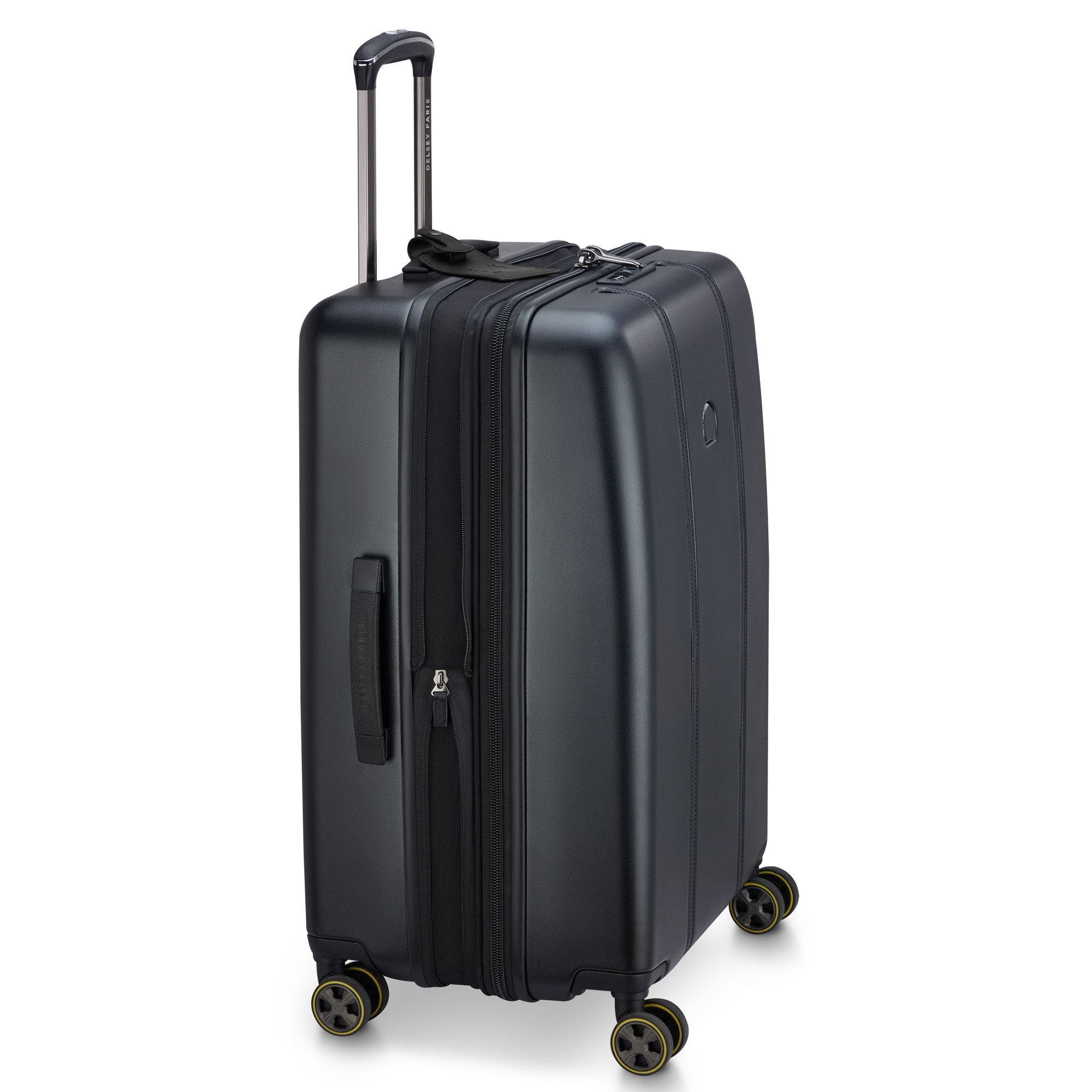 Delsey Paris Cadence 24" Expandable Spinner, Alternate, color, Deep Black