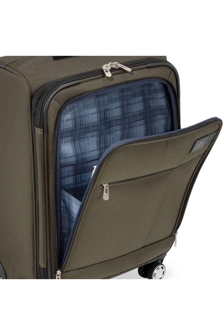 Sigma 7.0 Softside Expandable 24" Medium Checked Spinner Luggage, Alternate, color, Pine