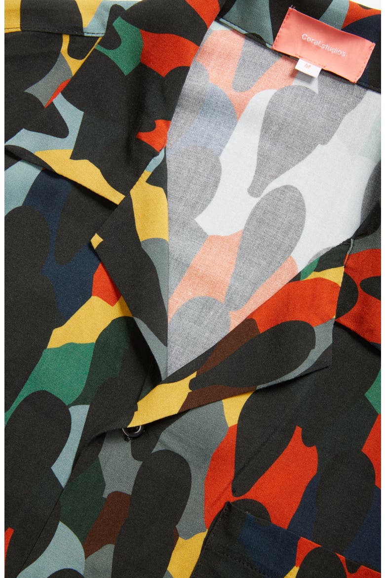 Heritage Print Bowling Shirt (Nordstrom Exclusive), Alternate, color, MULTI