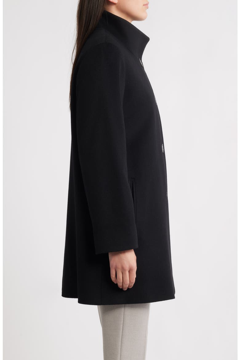 Grace Stand Collar Wool Coat (Nordstrom Exclusive), Alternate, color, BLACK