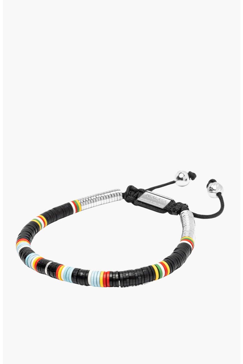 Chakra Disc Bracelet, Alternate, color, Black Multicolor
